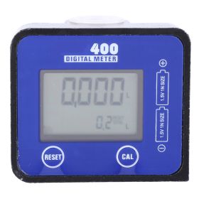 Blue LCD Display High Accuracy Aluminum Alloy Fuel Diesel Flow Meter 1/2"