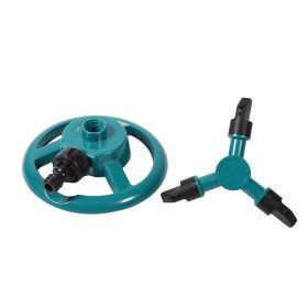 360Â° Fully Circle Rotating Watering Sprinkler Irrigation System 3 Nozzle Pipe Hose for Garden