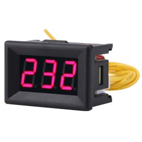 1pc Digital 0.36â€³ LED Display Voltmeter AC Voltage Meter Panel 70-380V