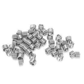 50Pcs Wire Thread Insert Screw Bushing Threaded Repair Protection Tool US Units 10â€‘24x1.5D