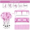10'x20' Folding Canopy with 6 Removable Sidewalls Outdoor Event Shelter UPF 50+ Gazebo Portable Tents for Parties Beach Camping Wedding EZ Pop Up Cano