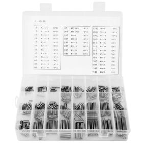 280Pcs Stainless Steel Spring Tension Pins Set M1.5 M2 M2.5 M3 M4 M5 M6 M8 with Box (Option: as picture)