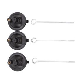3 Pcs Bird Feeder Wall Hanger Window Suction Cup with Hanger Hook for Wind Chimes Plant (Option: as picture)