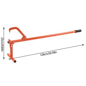 Log Lifter 51in Steel Waterproof Log Roller Cant Hook Jack Tool for Transportation (Option: as picture)