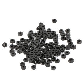 100pcs M2 M3 M4 Plastic Nylon Hex male Female Female Spacer Round Head Screw Nut (Option: as picture)