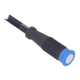 Right Angle Chisel Chrome Vanadium Steel TPR Handle Square Corner Chisel for Woodworking Slotting Cutting (Option: as picture)