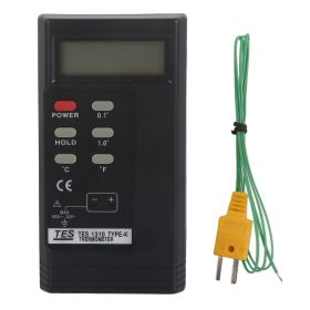 TES-1310 Digital Thermocouple Temperature Thermometer Portable Digital K Type Thermoemter (Option: as picture)