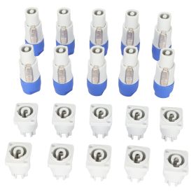 3 Pin Male and Female Head Connectors  20A Plug and Play Speaker Power Connector for Beam Light Stage Light Power (Option: as picture)