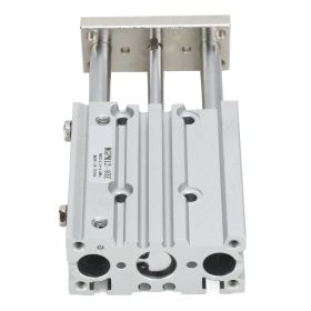 3 Rod Pneumatic Cylinder SMC Type Double Action 12mm Bore 40mm Stroke with Guide (Option: as picture)