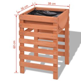 vidaXL Planter 38x36x60 cm Wood (Option: as picture)