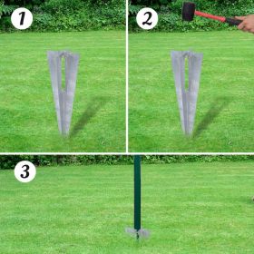 vidaXL Chain Link Fence with Posts Spike Steel 0,8x15 m (Option: as picture)