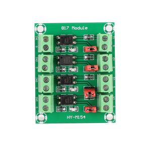 817 4 Channel Optocoupler Isolated Board Voltage Converter Adapter Module (Option: as picture)