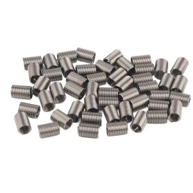 50Pcs Thread Inserts Male Female Reducing Nut Repair Tool Stainless Steel Fastener M10x1.252D (Option: 2.5D)