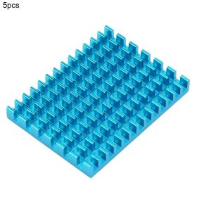 5pcs P40*5*30-Bu Aluminum Cooling Fin Heat Sink Cooler for Circuit Board Chip (Option: as picture)