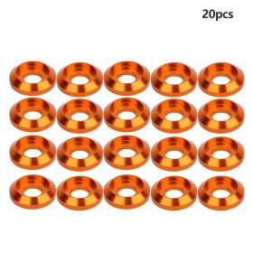 20PCS 6061 Aluminum Alloy Screw Washer Gasket for M3 Hex Socket Screws (Option: as picture)
