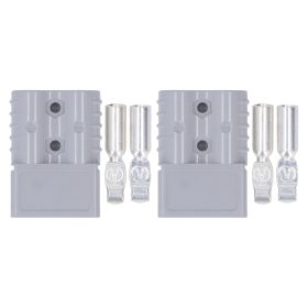 2Pcs Battery Quick Connector Disconnect Wire Harness Plug with Terminal 120A 600V (Option: as picture)