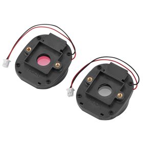 2PCS IR Cut CS Lens Mount Holder IRC Dual Filter Day Night Switch for CCTV IP HD Camera (Option: as picture)