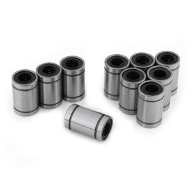 10pcs LM8UU 8mm Linear Motion Ball Bearing Bushing for 8mm Rod 3D Printer CNC Parts (Option: as picture)