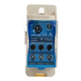 Din Rail Terminal Block Distribution Box Electric Wire Connector Universal Power Junction Box (Option: as picture)