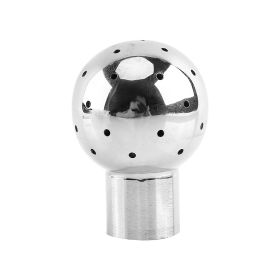 1pc G 1/2 Thread Female Stainless Steel Sanitary Spray Ball Tank Cleaning Ball( Rotary) (Option: Fixed type)