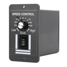 DC12-60V 20A DC Brush Motor Speed Controller Forward/Reverse Electric Motor Speed Regulator (Option: as picture)