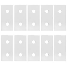 10Pcs Joining Plate Aluminum Flat Connecting Reinforcement Vertical Connection Tool4040â€‘2 Hole (Option: 3030 2holes)