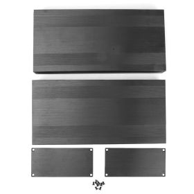 Split Type Aluminum Cooling Case Enclosure Electronic Box for Amplifier GPS (300mm) (Option: Long300mm)