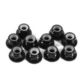Anodize M4 Nylon Insert SelfLock Nuts Hex Lock Nut Aluminum Alloy 10pcs set (Option: as picture)