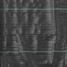 vidaXL Weed & Root Control Mat PP 1x25 m Black (Option: as picture)