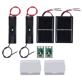 Solar Light Control Panel Set Charging Protection PCB Solar Lawn Lamp Control Board Kit 1.2V (Option: as picture)