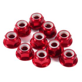 Anodize M5 Nylon Insert SelfLock Nuts Hex Lock Nut Aluminum Alloy 10pcs set (Option: as picture)