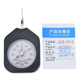 Plastic Pointer Type Double Needles Tension Meter Analog Dial Gauge Measuring Tool(SZG-300-2) (Option: SZG 300 2)