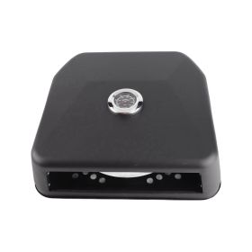 Grill Top Pizza Oven Waterproof Multifunctional Pizza Maker with Thermometer for Outdoor Picnic Black (Option: as picture)