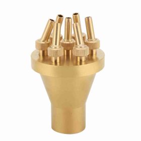 FNPT 1" DN25 2 Tier Center Straight Style Fountain Nozzle Garden Pond Spray Tool (Option: as picture)