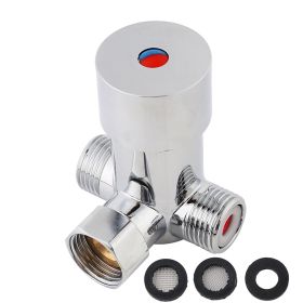 G1/2 Hot Cold Water Mixing Valve Mixer Temperature Control for Automatic Faucet (Option: as picture)