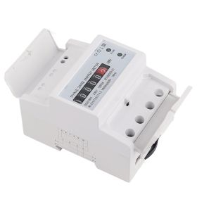 DDS1891 Single Phase 4P Energy Counter Meter High Accuracy Electric Rail Energy Meter (Option: as picture)