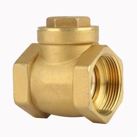 DN32 Female Thread Brass NOn return Swing Check Valve 232PSI Prevent Water Backflow (Option: as picture)