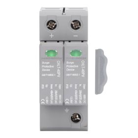 2P Photovoltaic Surge Protective Device High Accuracy Stable Performance Surge Arrester Device DC600V (Option: as picture)
