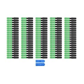 100Pcs SC/APC Embedded Optic Fiber Quick Fast Connector Connecting Adapter(straight plug) (Option: as picture)