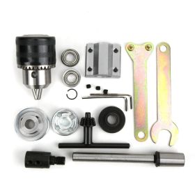Table Drill Unpowered Spindle Assembly DIY Woodworking Cutting Accessory B16 Drill Chuck M10 Sleeve (Option: as picture)