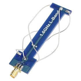 4 Arm Helical Antenna PCB Wide Range Electronic Component for Positioning SystemBlue (Color: Blue)