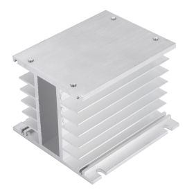 Three Phase Aluminum Alloy Heat Sink SSR Dissipation Solid State Relay Heatsink (Option: as picture)