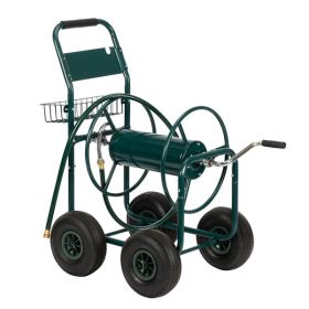97 X53 X100cm Green Molten Iron Pipe Cart (Color: Green)