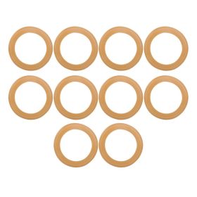 10PCs Rubber Piston Ring Insulated Pump Accessories for 550w Oil&#8209;Free Silent Air Compressor (Option: as picture)