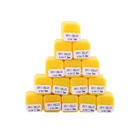 15pcs ER11 Spring Collet Set for CNC Engraving Machine & Milling Lathe Tool (Option: as picture)