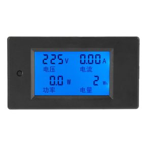 PEACEFAIR PZEM-021 LCD Display Digital AC Voltage Current Power Energy Meter 20A AC80-260V (Option: as picture)