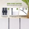 VEVOR Room Divider, 6.1 ft Room Dividers and Folding Privacy Screens (3-panel), Fabric Partition Room Dividers for Office, Bedroom, Dining Room,