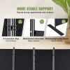 VEVOR Room Divider, 5.6 ft Room Dividers and Folding Privacy Screens (4-panel), Fabric Partition Room Dividers for Office, Bedroom, Dining Room,