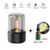 120ML Candlelight Aroma Diffuser Air Humidifier Romantic Light Portable Essential Oils Diffuser Mist Maker Fogger Purifier Home