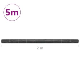 vidaXL Weed & Root Control Mat PP 6.6'x16.4' Black (Option: as picture)